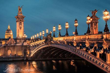 پل الکساندر سوم در پاریس - فرانسه