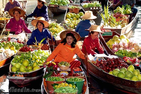 بازار شناور پاتایا - تایلند | علاءالدین تراول