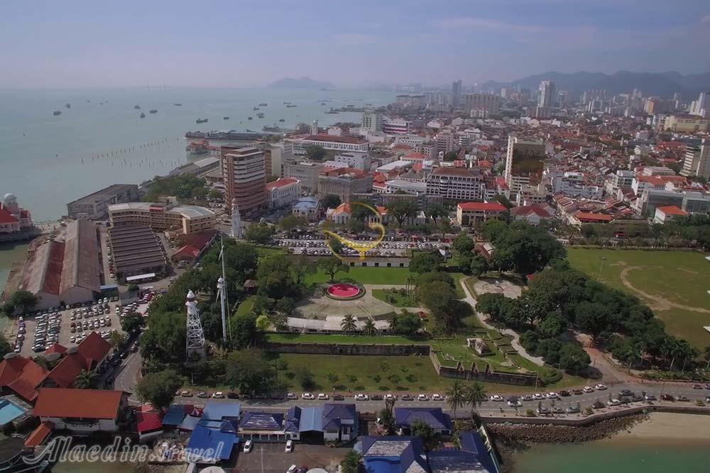 جرج تاون در پنانگ - مالزی | علاءالدین تراول