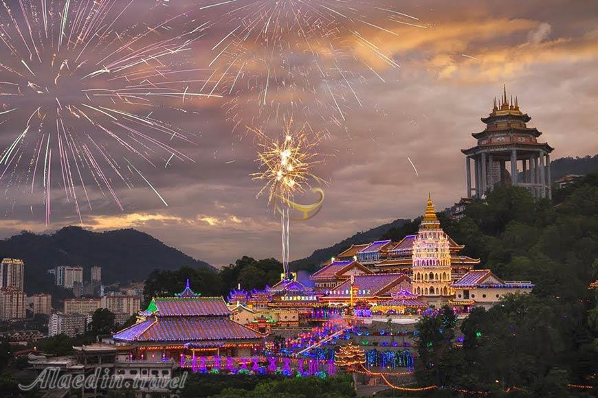 معبد کک لوک سی در پنانگ | علاءالدین تراول