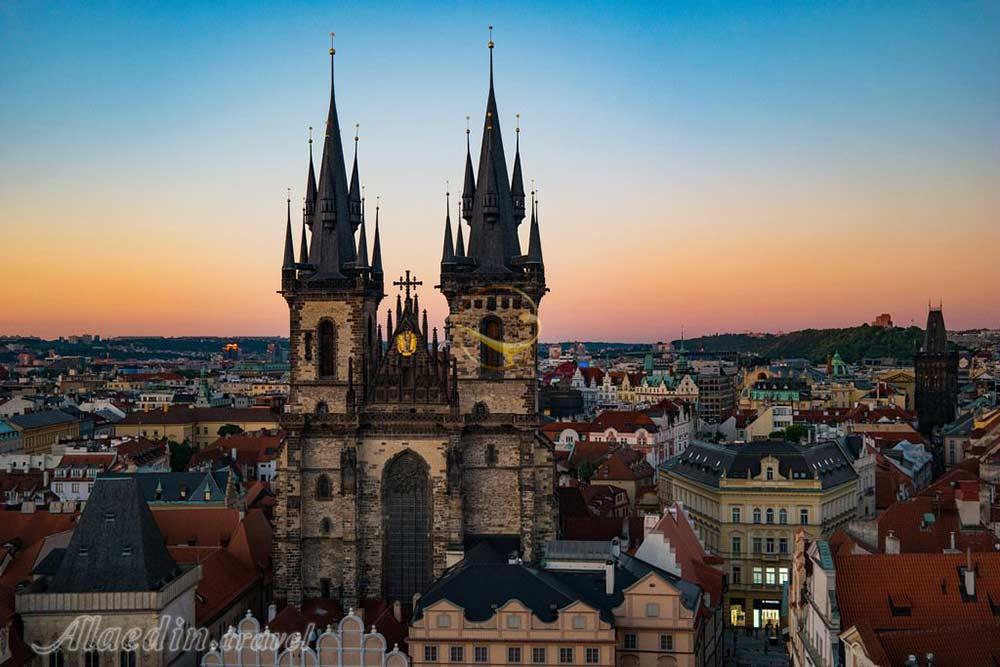 کلیسای بانوی ما قبل از تین ( کلیسای تین) پراگ | علاءالدین تراول