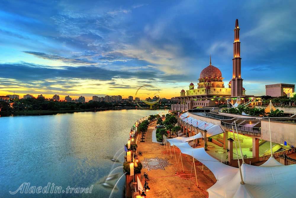 مسجد پوترا در پوتراجایا - مالزی | علاءالدین تراول