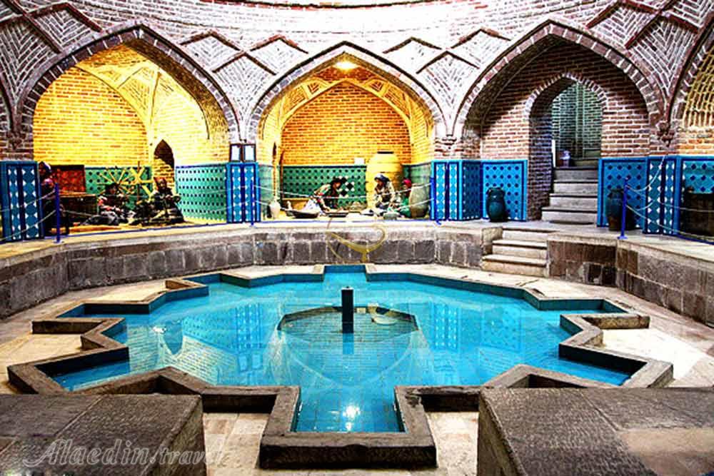 حمام قاجار  (حمام شاهی) در قزوین | علاءالدین تراول