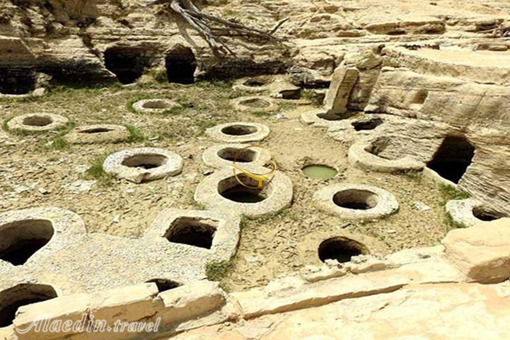 چاه های لافت قشم | علاءالدین تراول