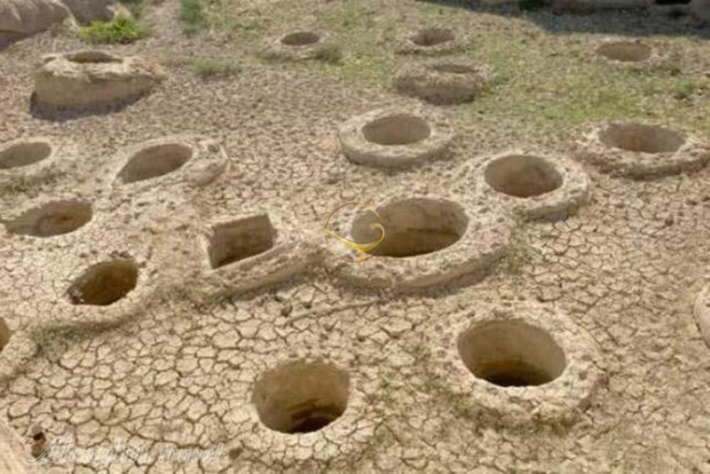 چاه های تل آب یا طلا در قشم | علاءالدین تراول