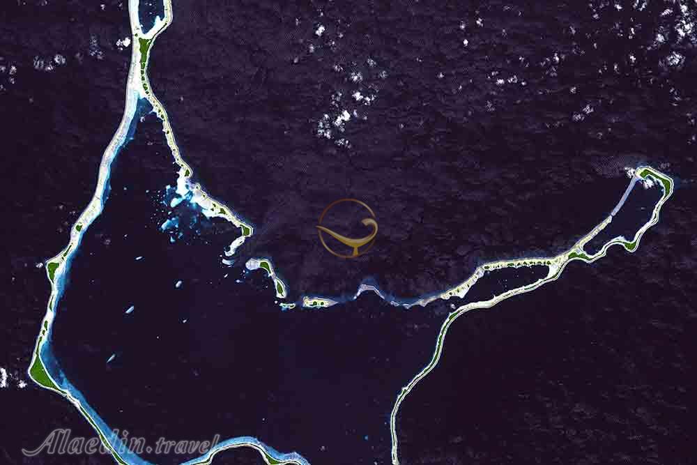 جزیره مرجانی آرنوو آتول در راتاک - جزایر مارشال | علاءالدین تراول