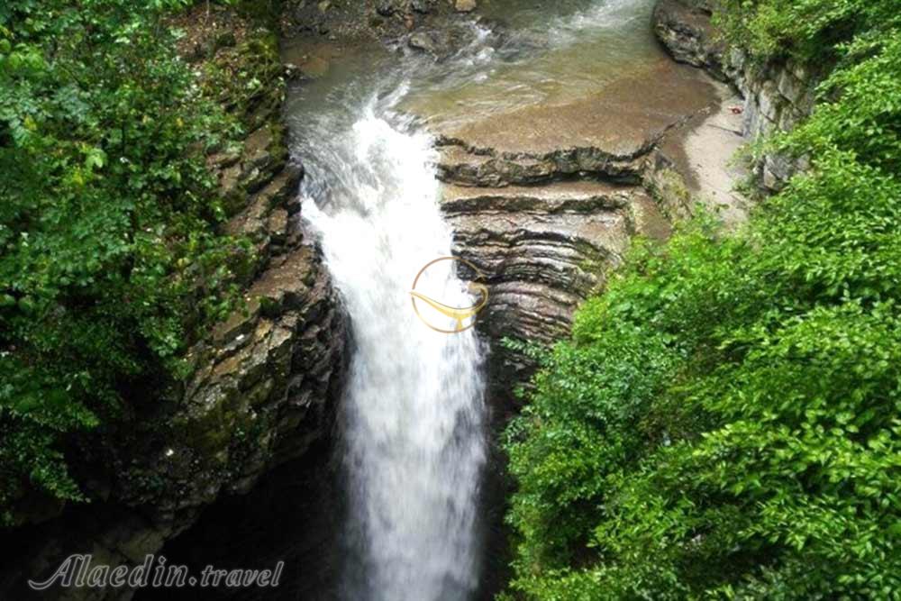 آبشار ویسادار در رضوانشهر | علاءالدین تراول