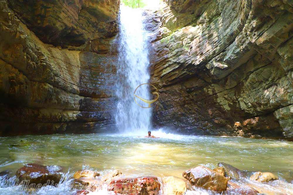 آبشار ویسادار در رضوانشهر | علاءالدین تراول