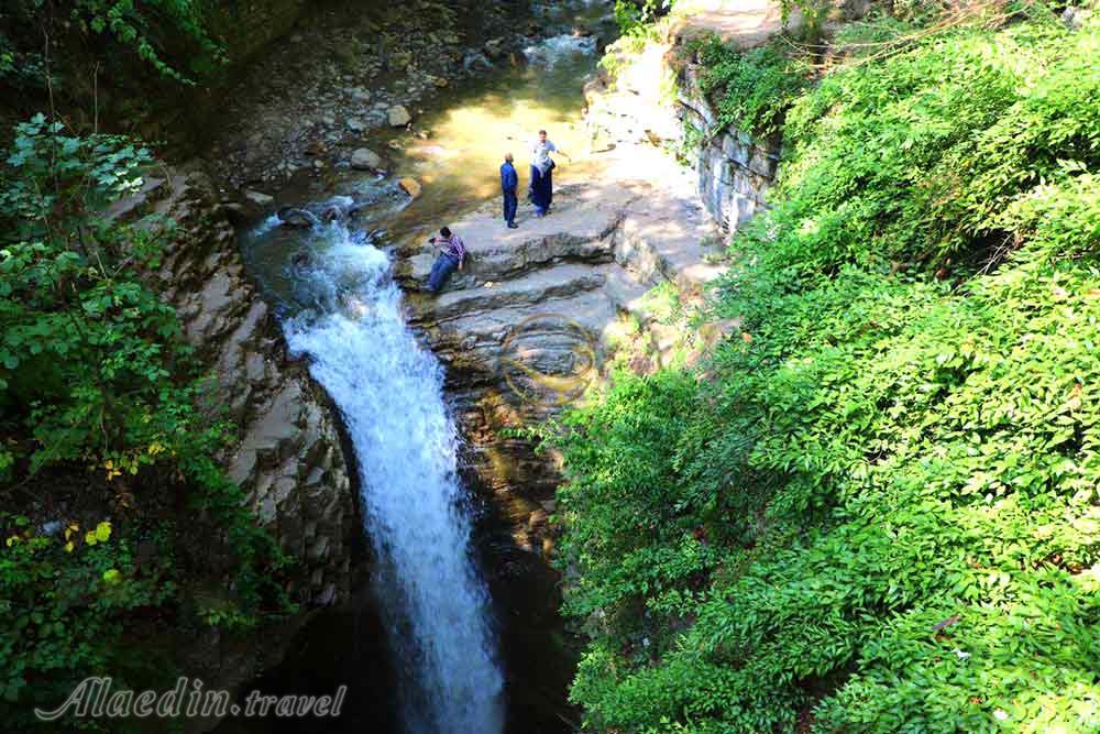 آبشار ویسادار در رضوانشهر | علاءالدین تراول