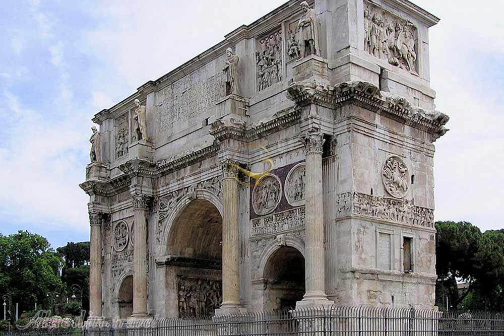 طاق کنستانتین رم - ایتالیا | علاءالدین تراول