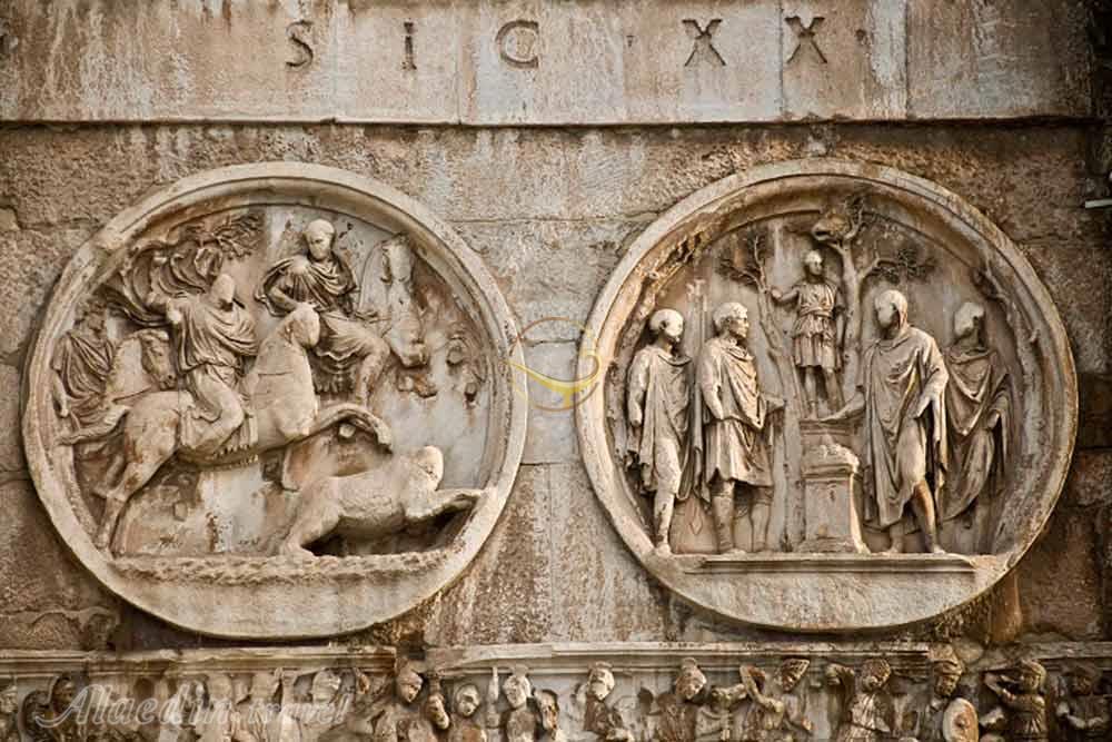 طاق کنستانتین رم - ایتالیا | علاءالدین تراول