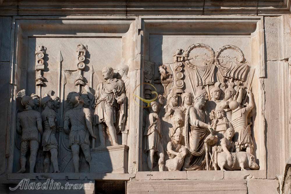 طاق کنستانتین رم - ایتالیا | علاءالدین تراول