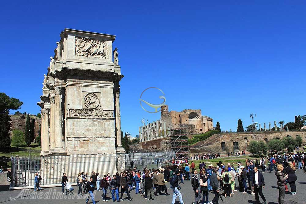 طاق کنستانتین رم - ایتالیا | علاءالدین تراول