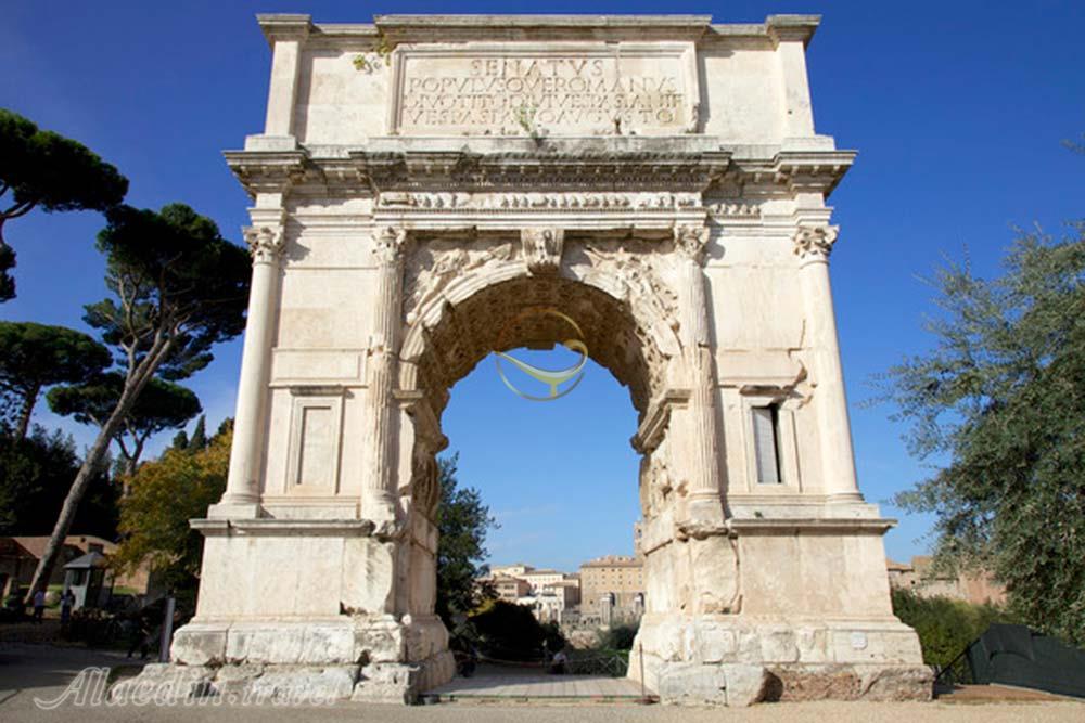 طاق تیتوس رم - ایتالیا | علاءالدین تراول