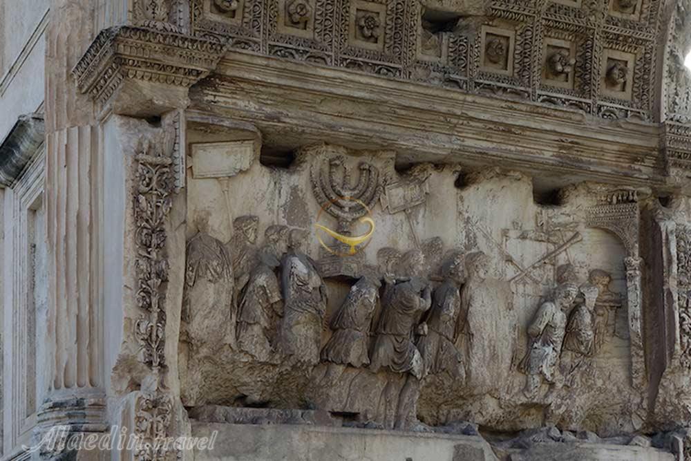 طاق تیتوس رم - ایتالیا | علاءالدین تراول