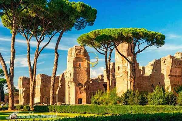 حمام های کاراکالا رم - ایتالیا