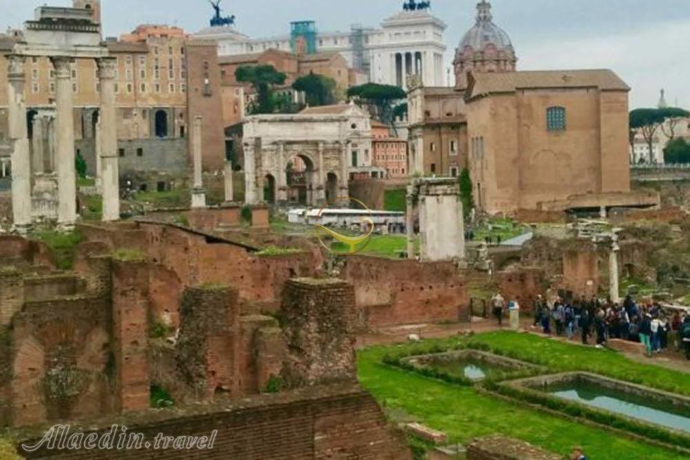 تپه پالاسیوم رم - ایتالیا | علاءالدین تراول