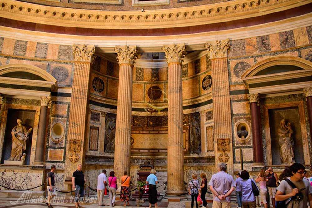 معبد پانتئون رم - ایتالیا | علاءالدین تراول