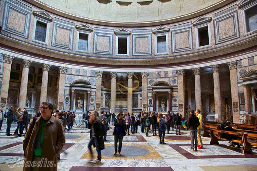 معبد پانتئون رم - ایتالیا | علاءالدین تراول