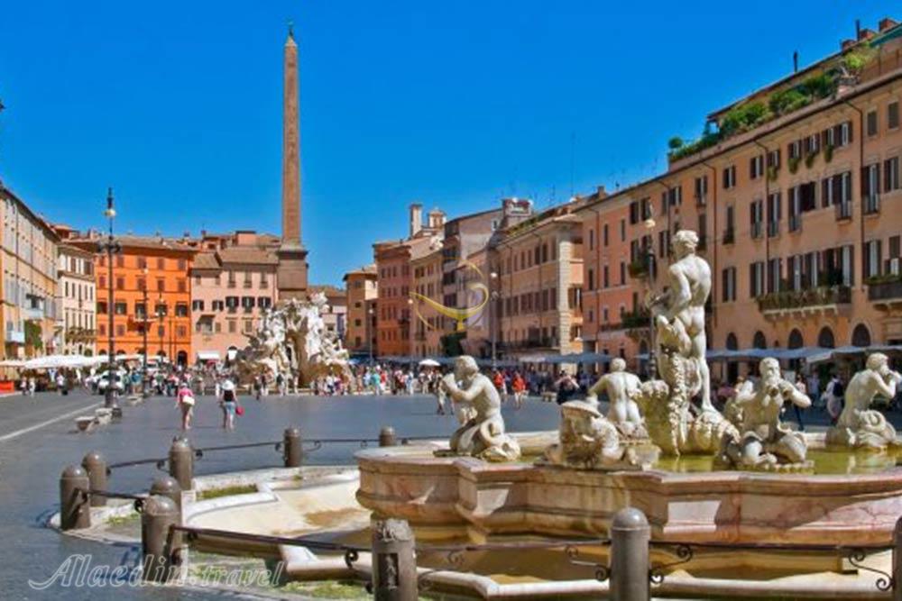 میدان ناوونا رم - ایتالیا | علاءالدین تراول