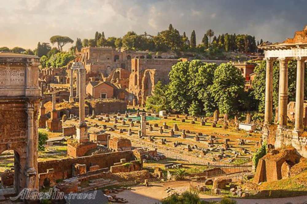 رومن فروم (میدان اصلی) رم - ایتالیا | علاءالدین تراول