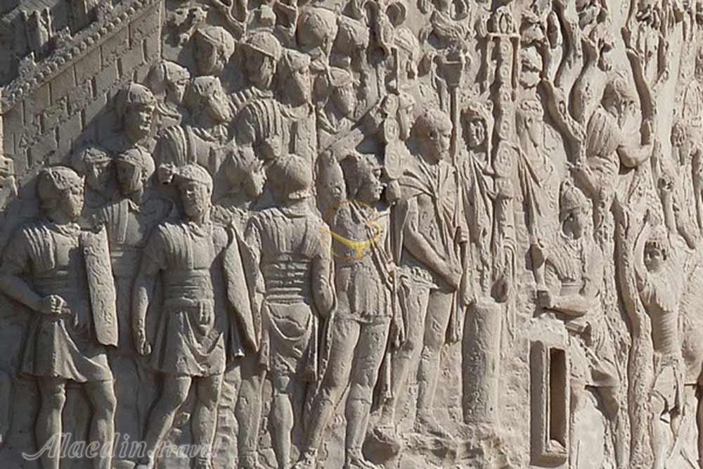 ستون تراژان رم - ایتالیا | علاءالدین تراول