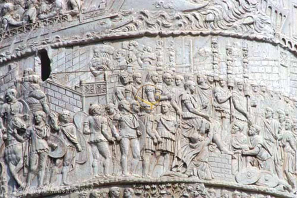 ستون تراژان رم - ایتالیا | علاءالدین تراول