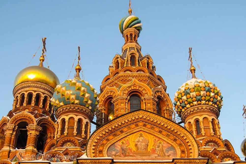 کلیسای خون ریخته (منجی در خون) سنت پترزبورگ روسیه | علاءالدین تراول