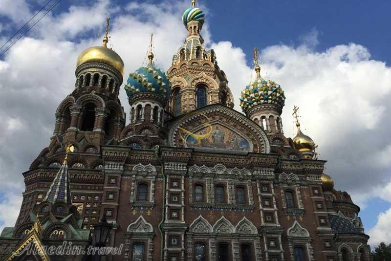 کلیسای خون ریخته (منجی در خون) سنت پترزبورگ روسیه | علاءالدین تراول