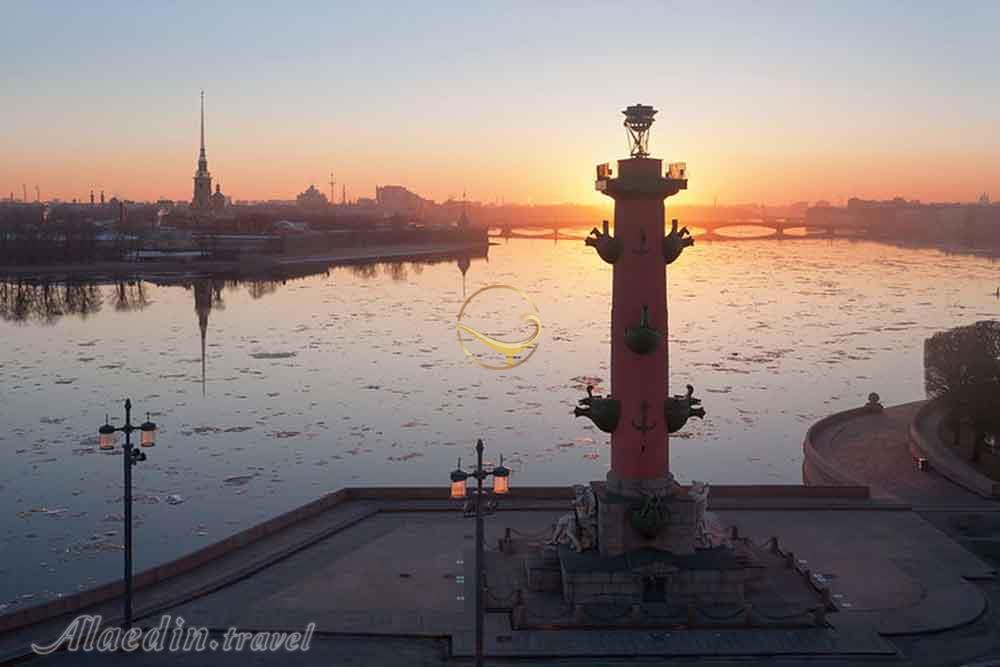 رودخانه نوا (نیوا) سنت پترزبورگ روسیه | علاءالدین تراول