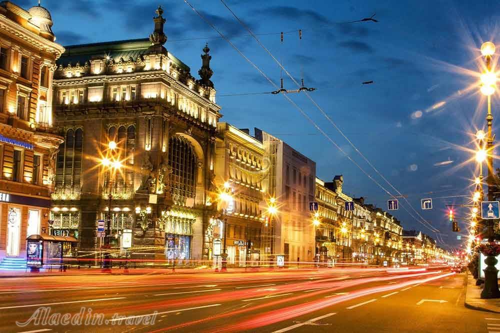خیابان نوسکی سنت پترزبورگ روسیه | علاءالدین تراول