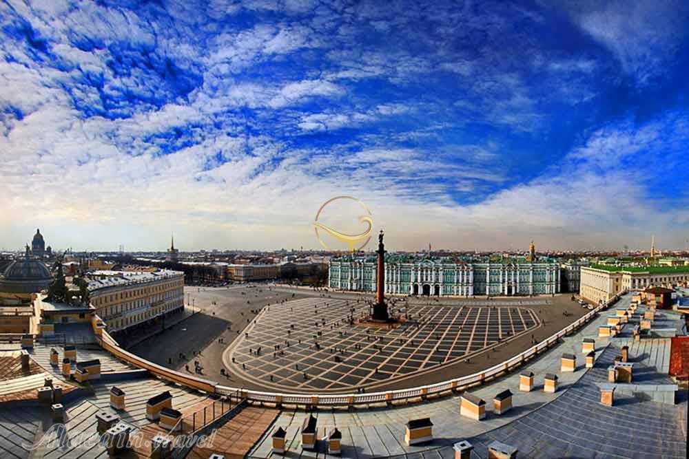 میدان کاخ سنت پترزبورگ روسیه | علاءالدین تراول