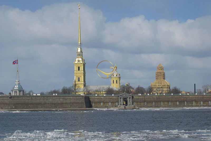 قلعه و کلیسای پتر و پاول سنت پترزبورگ روسیه