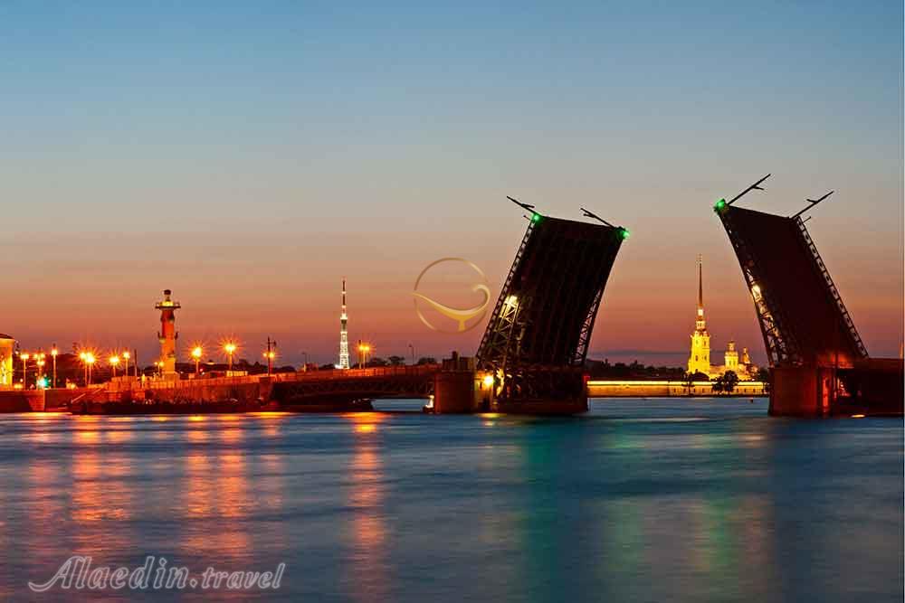 پل های سنت پترزبورگ روسیه | علاءالدین تراول