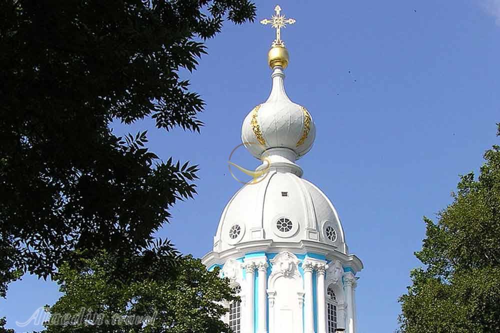 کلیسای اسمولنی سنت پترزبورگ روسیه | علاءالدین تراول
