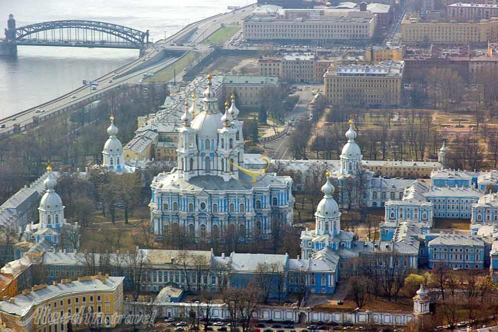 کلیسای اسمولنی سنت پترزبورگ روسیه | علاءالدین تراول