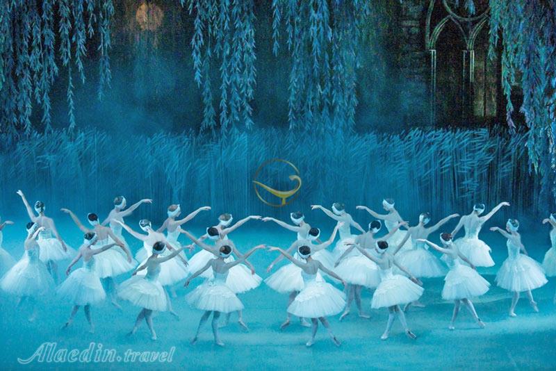 رقص باله دریاچه قو سنت پترزبورگ روسیه | علاءالدین تراول