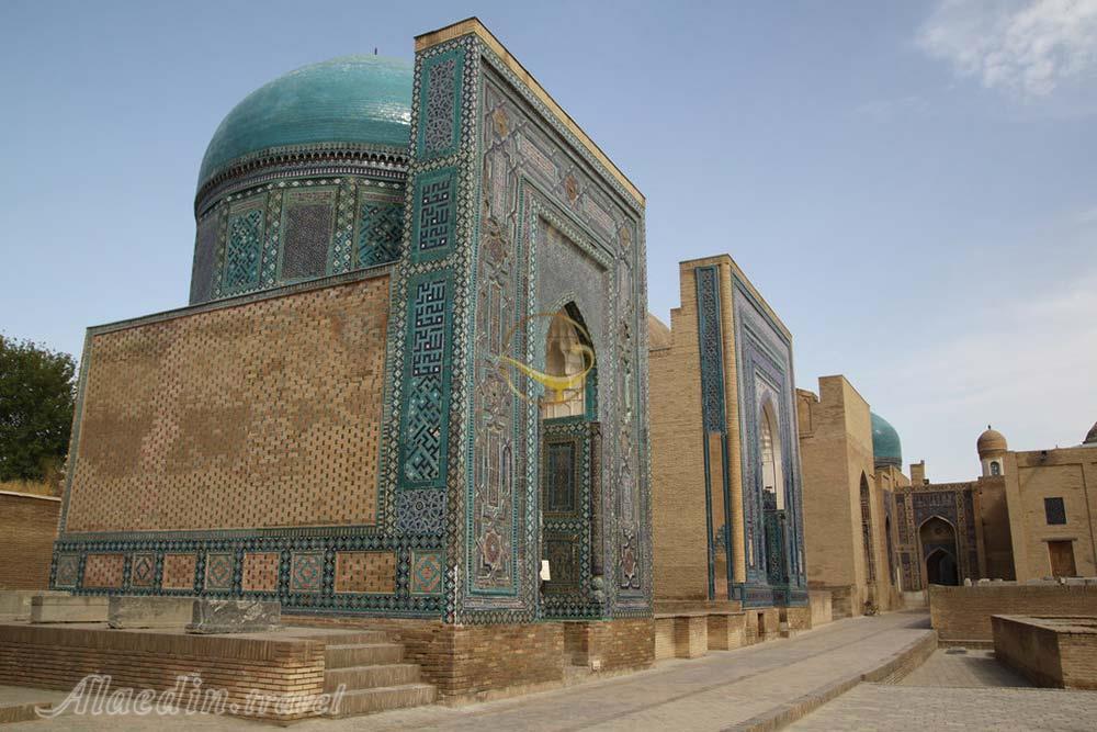 آرامگاه شاه زنده در سمرقند ازبکستان | علاءالدین تراول