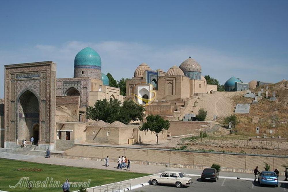 آرامگاه شاه زنده در سمرقند ازبکستان | علاءالدین تراول