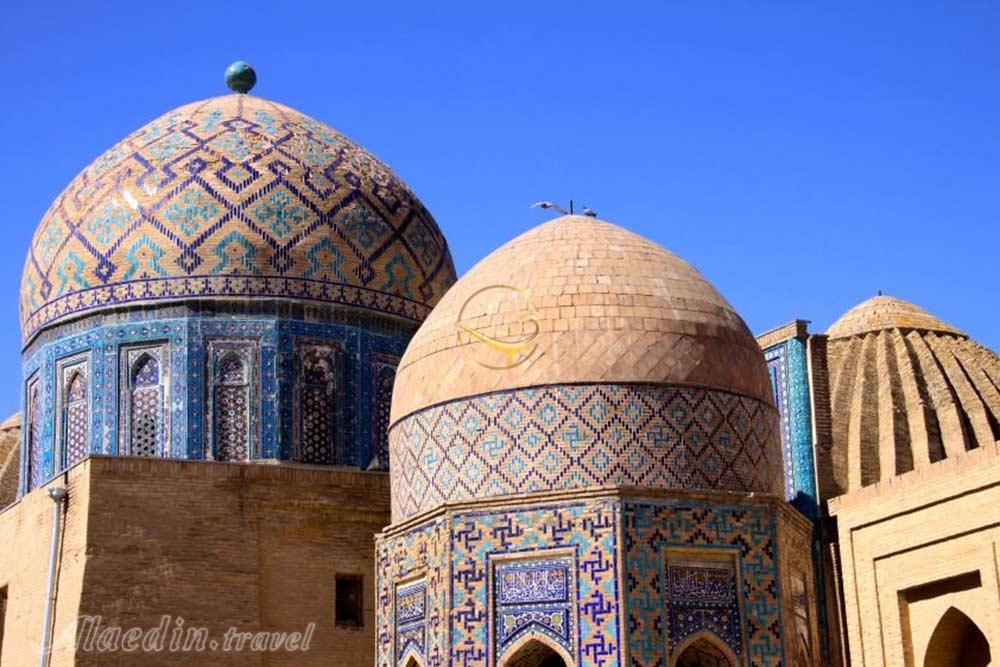 آرامگاه شاه زنده در سمرقند ازبکستان | علاءالدین تراول