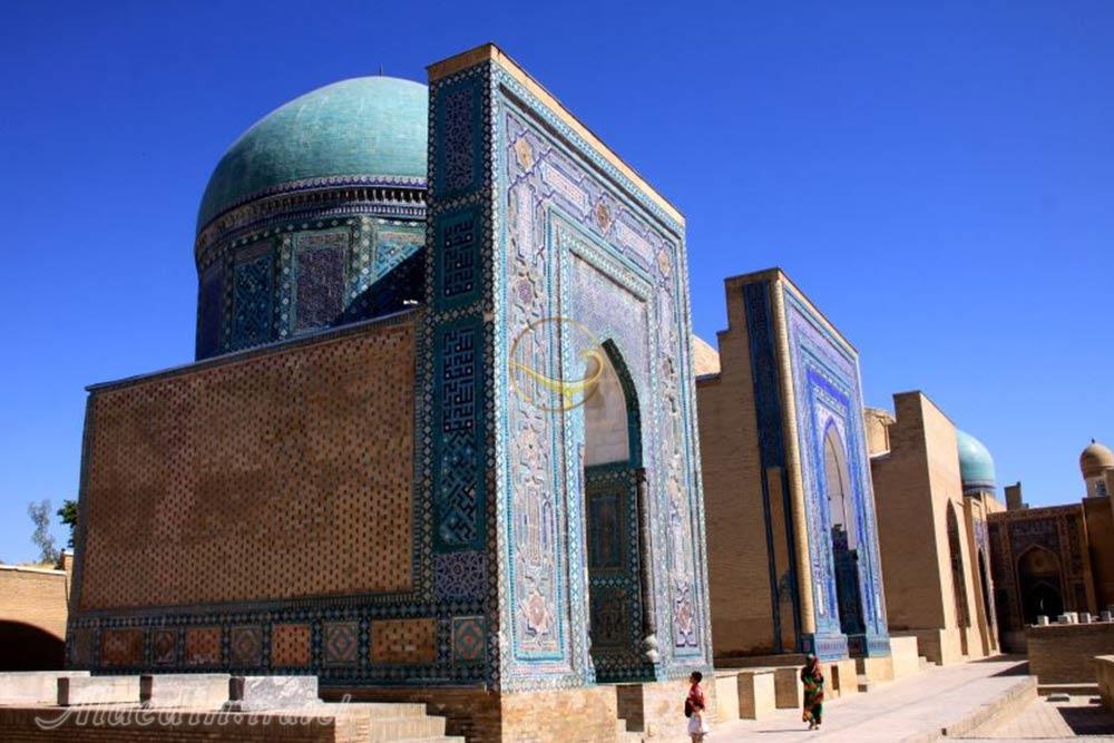 آرامگاه شاه زنده در سمرقند ازبکستان | علاءالدین تراول