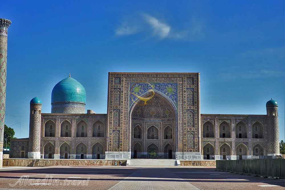 مدرسه تیلیا کوری سمرقند ازبکستان | علاءالدین تراول