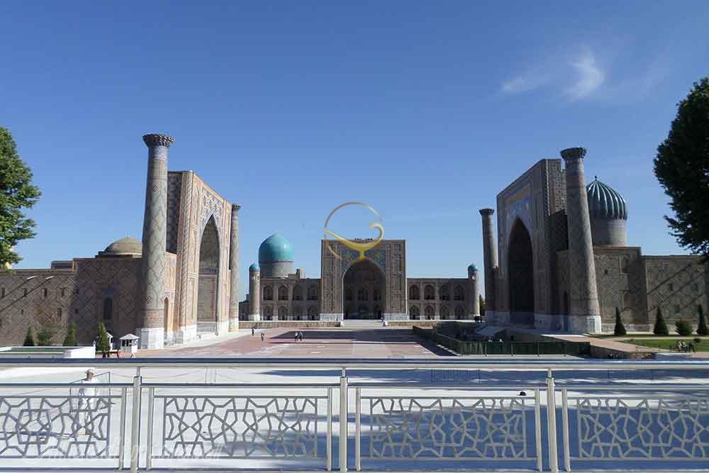 مدرسه تیلیا کوری سمرقند ازبکستان | علاءالدین تراول