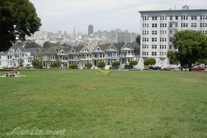 میدان آلامو سانفرانسیسکو - آمریکا | علاءالدین تراول