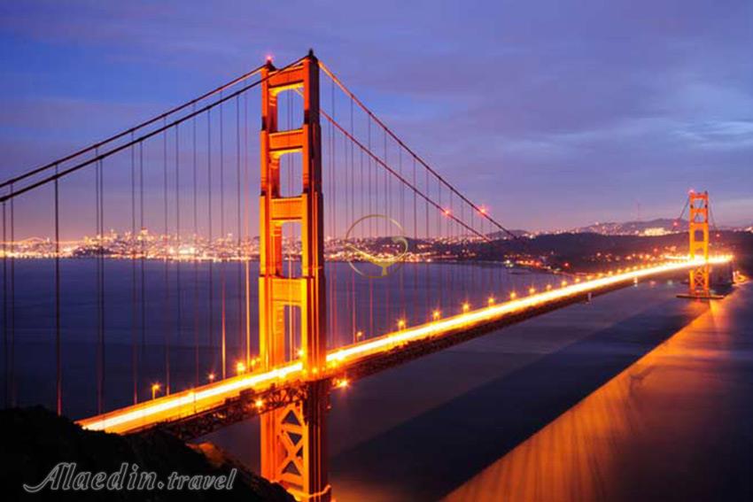 پل معلق گلدن گیت سان فرانسیسکو - آمریکا | علاءالدین تراول