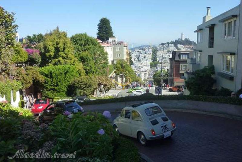 خیابان لمبارد سانفرانسیسکو - آمریکا | علاءالدین تراول