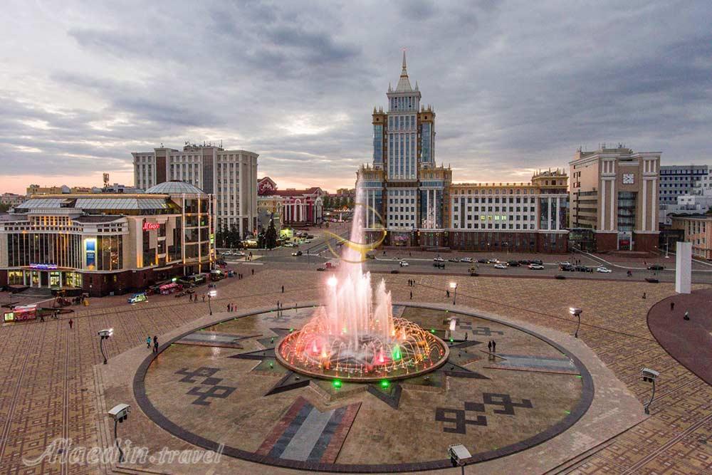 میدان هزاره در سارانسک - روسیه | علاءالدین تراول