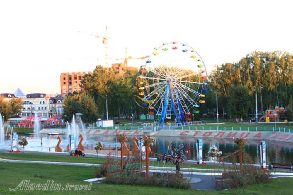 پارک پوشکین در سارانسک - روسیه | علاءالدین تراول