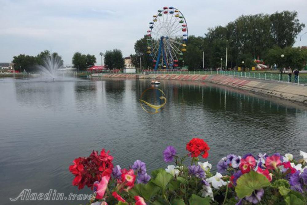 پارک پوشکین در سارانسک - روسیه | علاءالدین تراول