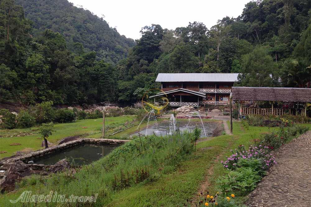 چشمه آب گرم ماراراپ ساراواک - مالزی | علاءالدین تراول